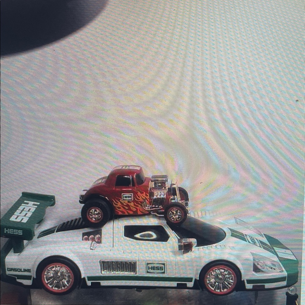 Toy Car Set - Green and Red